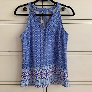 Boho Caribbean strappy tank